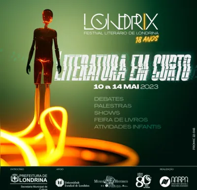 Imagem ilustrativa da imagem Festival Literário Londrix divulga os participantes da edição 2023