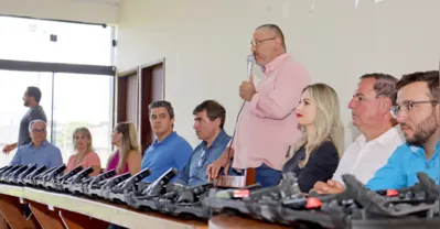 Imagem ilustrativa da imagem Guarda Municipal de Londrina recebe novos armamentos