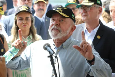 Rio de Janeiro (RJ), 23.03.2023 - Presidente da República, Luiz Inácio Lula da Silva, visita o Complexo Naval de Itaguaí, na região metropolitana do Rio de Janeiro. No local está sendo desenvolvido o Programa de Submarinos da Marinha do Brasil, o ProSub. Foto: Tânia Rêgo/Agência Brasil
