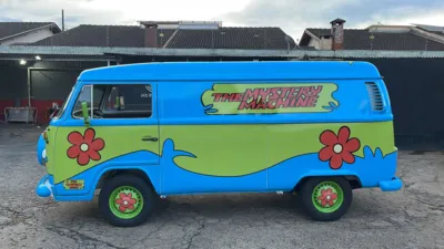 “Os Vingadores”, com uma VW Kombi em tamanho real, caracterizada como a Mistery Machine da animação Scooby Doo e algumas atrações surpresas do evento
