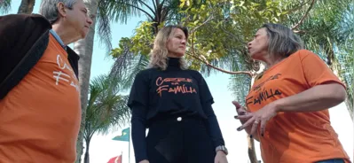 Galhardi, Cláudia Catafesta e Elen Luz deram o pontapé inicial ao projeto