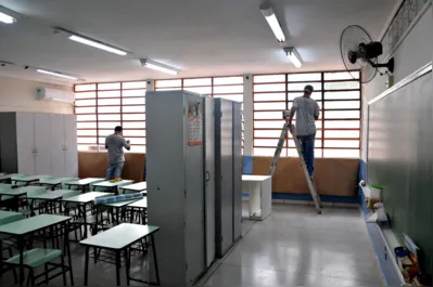 Imagem ilustrativa da imagem Reformas de escolas devem ser finalizadas até início do ano letivo
