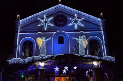Imagem ilustrativa da imagem Santuário da Vila Nova inaugura iluminação e decoração natalina