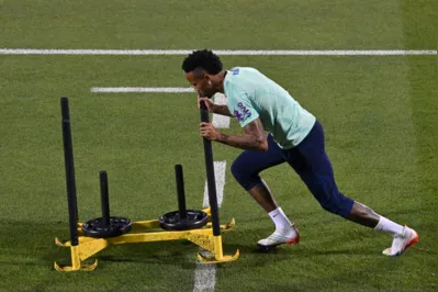 Imagem ilustrativa da imagem Treino indica Militão e Fred titulares do Brasil contra a Suíça