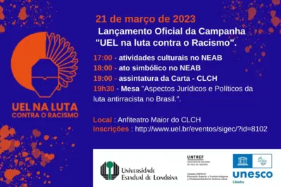 Imagem ilustrativa da imagem UEL lança campanha contra o racismo nesta terça