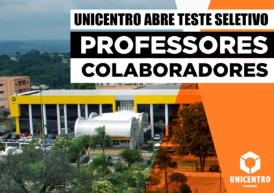 Imagem ilustrativa da imagem Unicentro realiza teste seletivo para contratar professores colaboradores