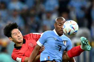 Imagem ilustrativa da imagem Uruguai e Coreia protagonizam quarto 0 a 0 da Copa