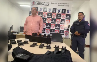 Imagem ilustrativa da imagem Guarda Municipal de Londrina inicia uso de câmeras em uniformes