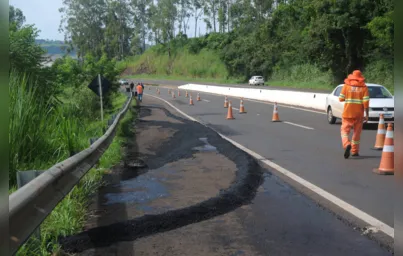 Imagem ilustrativa da imagem Problemas em rodovias do Paraná desafiam motoristas