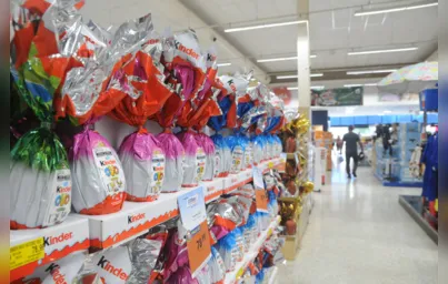 Imagem ilustrativa da imagem Supermercados antecipam a Páscoa para vender mais