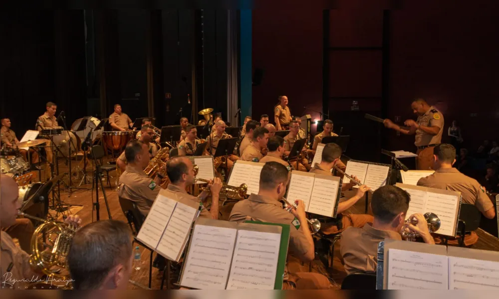 Banda Sinfônica da Polícia Militar do PR faz dois shows em Londrina: o primeiro será na Concha Acústica nesta sexta (26)
