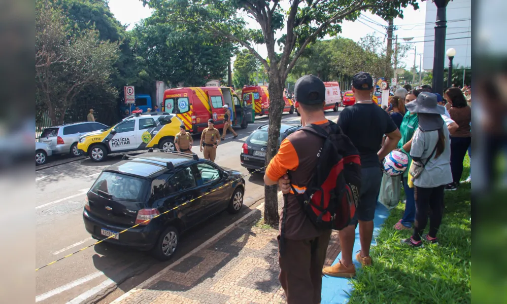Acidente grave envolvendo caminhão no  Centro de Londrina