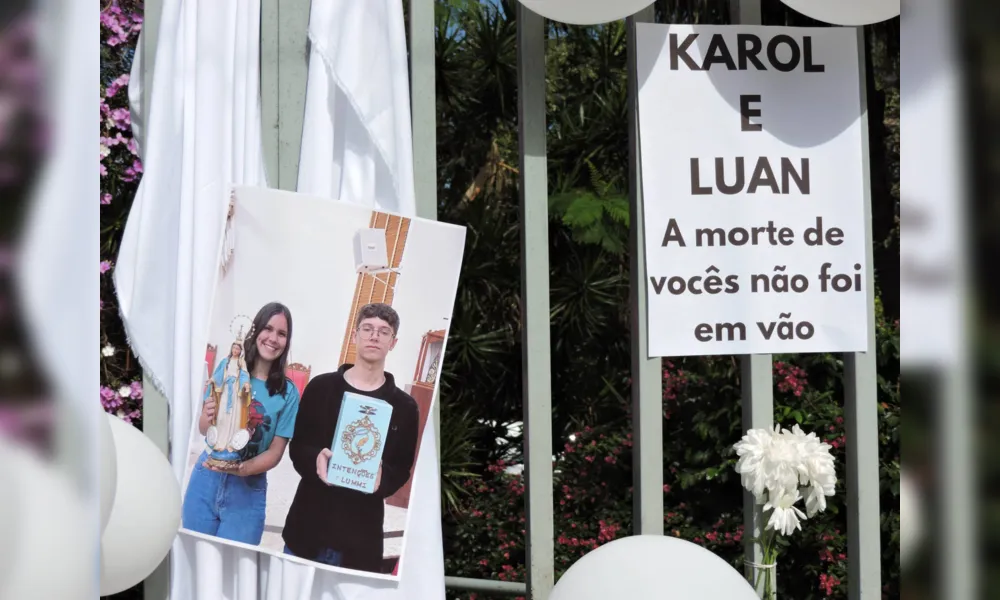 Karoline Alves e Luan Augusto foram vítimas do ataque no Colégio Estadual Helena Kolody