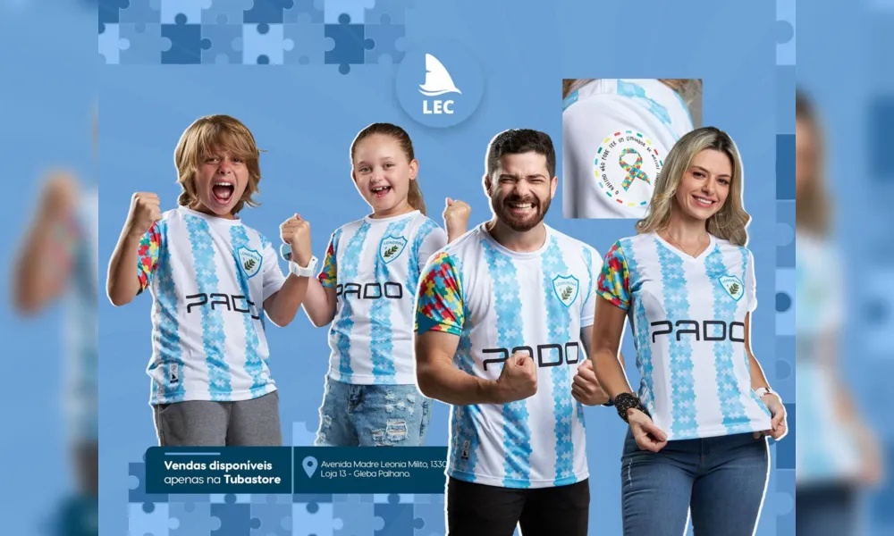Imagem ilustrativa da imagem Londrina lança camisa especial alusiva ao autismo