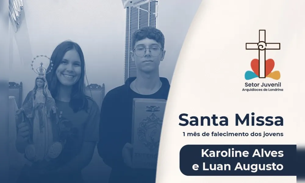 Imagem ilustrativa da imagem Missas lembram um mês de falecimento de Karolina e Luan