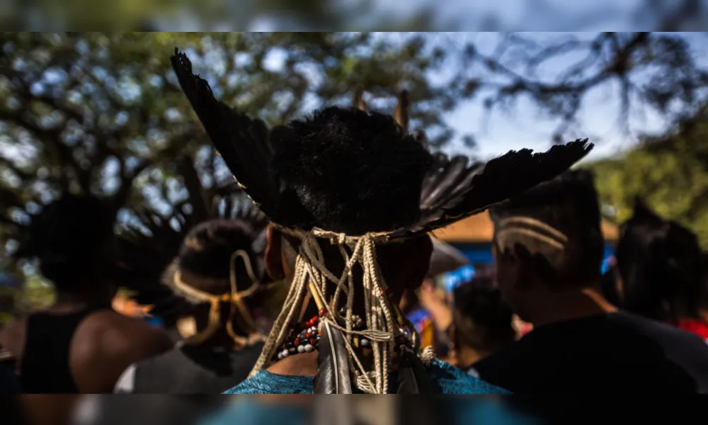 Índios Kaingang, nas terras indígenas do Apucaraninha (20/04/19)