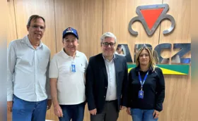 Com o superintendente do MAPA