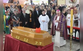 Corpo de dom Geraldo é velado na Catedral de Londrina