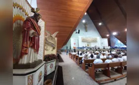 Fiéis celebram o padroeiro de Londrina com missas e festa na Catedral