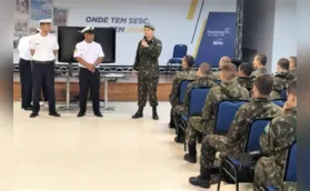 Marinha ministra  palestra para atiradores de Londrina