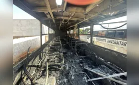 Ônibus do transporte coletivo é incendiado em Centenário do Sul