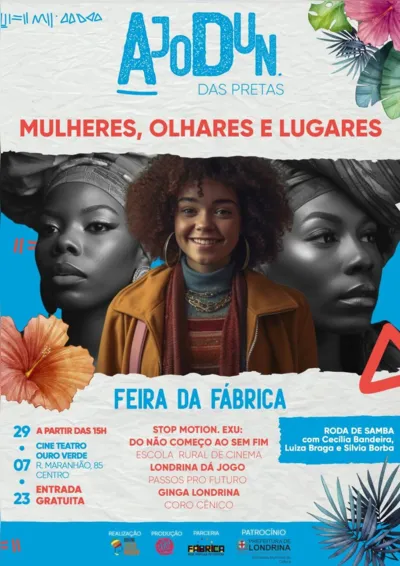 Imagem ilustrativa da imagem Acontece neste sábado (29) o último sarau do ÀJòdún das Pretas