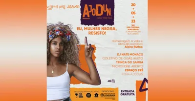 Imagem ilustrativa da imagem Àjọ̀dún das Pretas tem black music, poesia e samba de caboclo