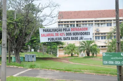 Servidores e professores vão protestar no campus e no Hospital Universitário contra a defasagem salarial de 42%, sem reposição inflacionária há sete anos