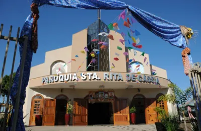 No Santuário Santa Rita de Cássia, o "Assinaturas Solidárias" ajudará no projeto  "Rumo a Santuário"