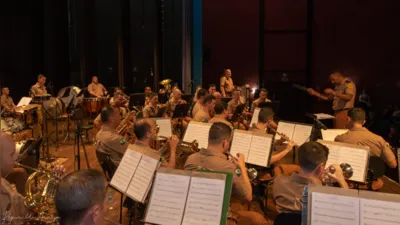 Banda Sinfônica da Polícia Militar do PR faz dois shows em Londrina: o primeiro será na Concha Acústica nesta sexta (26)