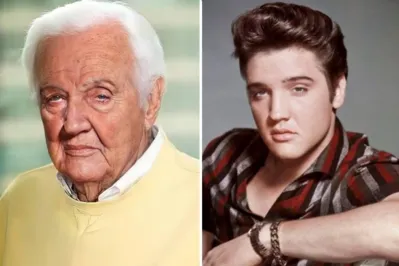 Elvis Presley na juventude e na velhice, segundo a criação de Hidreley Diao