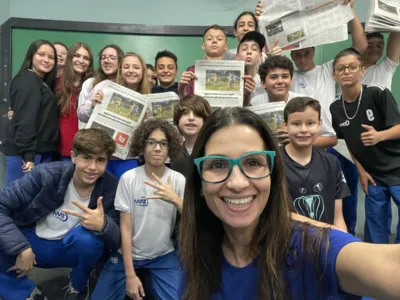 Imagem ilustrativa da imagem CIDADE FALA: FOLHA na escola