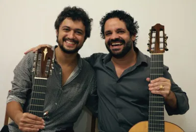 Gian Correa e Rogério Caetano: o fino do choro na programação do Festival de Música, com músicas autorais e de Waldir Azevedo