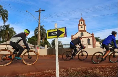 Imagem ilustrativa da imagem Desafio e contemplação motivam ciclistas na Rota das Catedrais