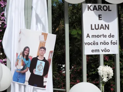 Karoline Alves e Luan Augusto foram vítimas do ataque no Colégio Estadual Helena Kolody
