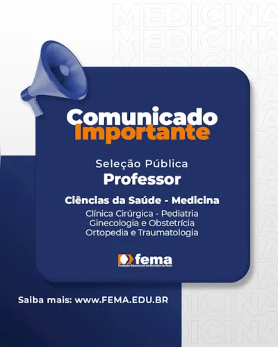 Imagem ilustrativa da imagem FEMA abre seleção pública para docentes do curso de Medicina
