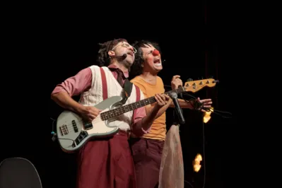 Palhaço Ritalino: show no Teatro Ouro Verde traz música e humor