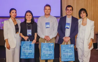 Carla Miyamoto, Katia Tookuni (nutricionista), Dr. Ivo Nóbrega (cardiologista e nutrólogo), Dr. Diego Chaves (farmacêutico especialista em nutrologia e toxologia) e Larissa Mendonça.