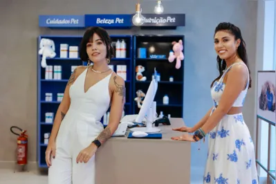 As anfitriãs Larissa Mendonça e Carla Andrade Miyamoto