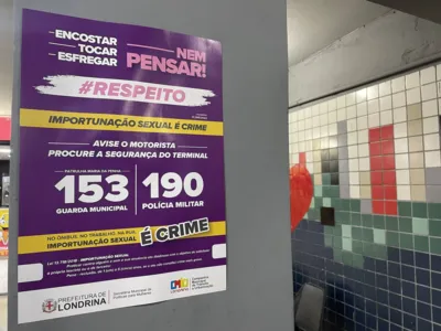 Imagem ilustrativa da imagem Londrina realiza campanha contra importunação sexual em coletivos