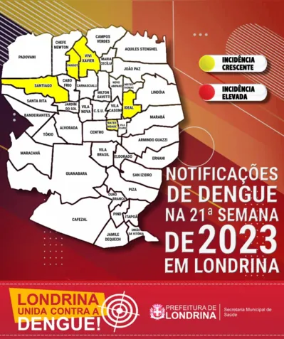 Imagem ilustrativa da imagem Londrina tem 25 óbitos por dengue neste ano