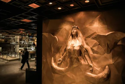 The Starbucks siren at the Reserve Roastery New York City photographed on Tuesday, December 11, 2018