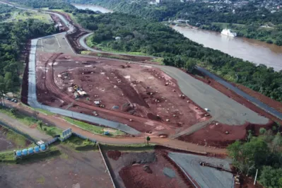 Imagem ilustrativa da imagem Obra da nova perimetral de Foz do Iguaçu alcança 24%
