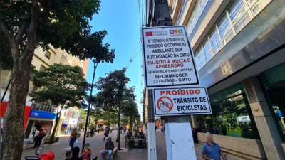 Segundo a CMTU, lei determina um limite de ambulantes que podem atuar no Calçadão