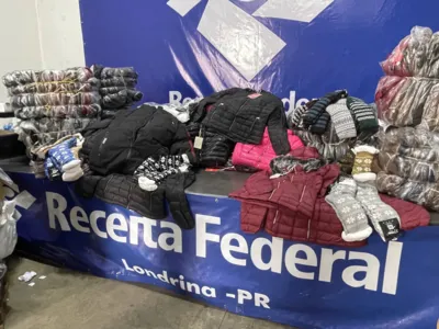 Imagem ilustrativa da imagem Receita Federal doa 353 kg de roupas para Assistência Social de Londrina