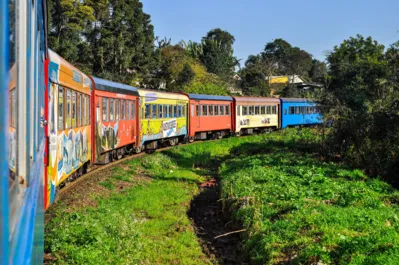 A ferrovia é concedida à Rumo e a Serra Verde tem parceria com ela para utilização turística