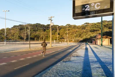 Na próxima quinta-feira, a passagem de uma nova frente fria derruba as temperaturas em todo o estado