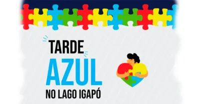 Imagem ilustrativa da imagem Tarde Azul: evento no Aterro do Igapó celebra Dia Mundial do Autismo