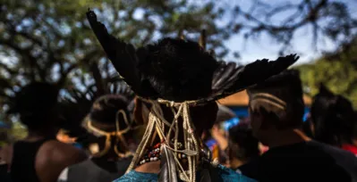 Índios Kaingang, nas terras indígenas do Apucaraninha (20/04/19)