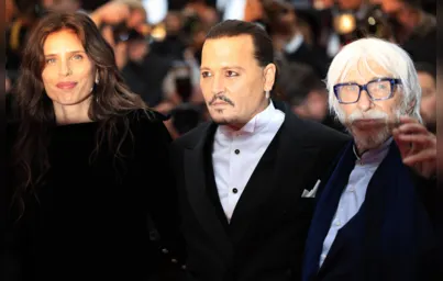 Imagem ilustrativa da imagem Johnny Depp abre Cannes com filme de tom feminista e cena de violência doméstica